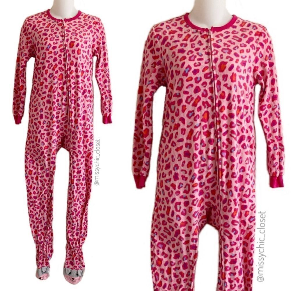 Circo Kids Girls Size Large Leopard Jumpsuit Pajama